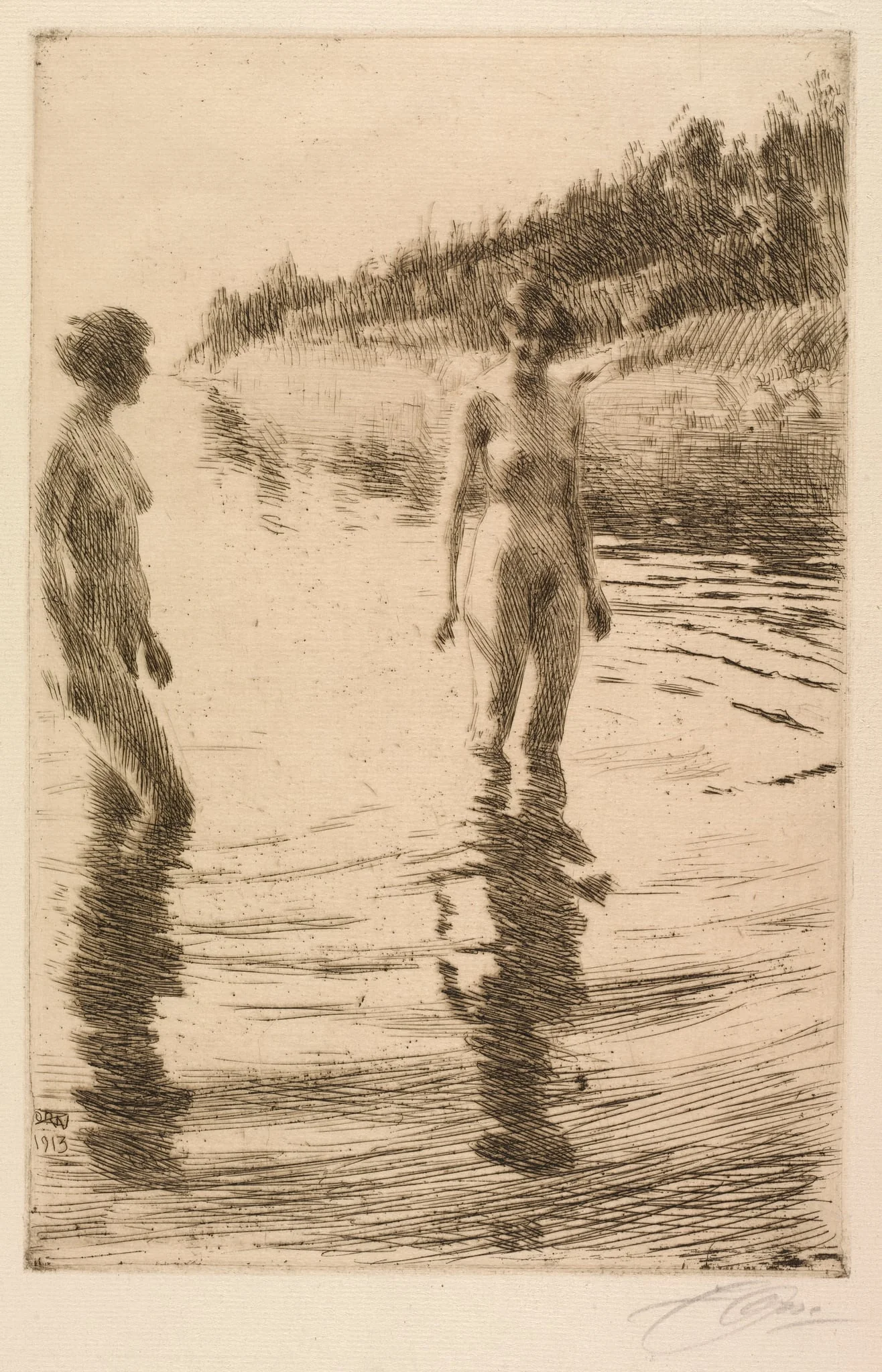 Shallow, by Anders Zorn, 1913
