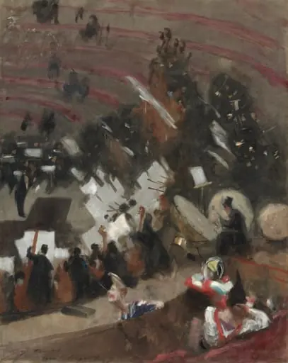 Rehearsal of the Pasdeloup Orchestra at the Cirque d'Hiver