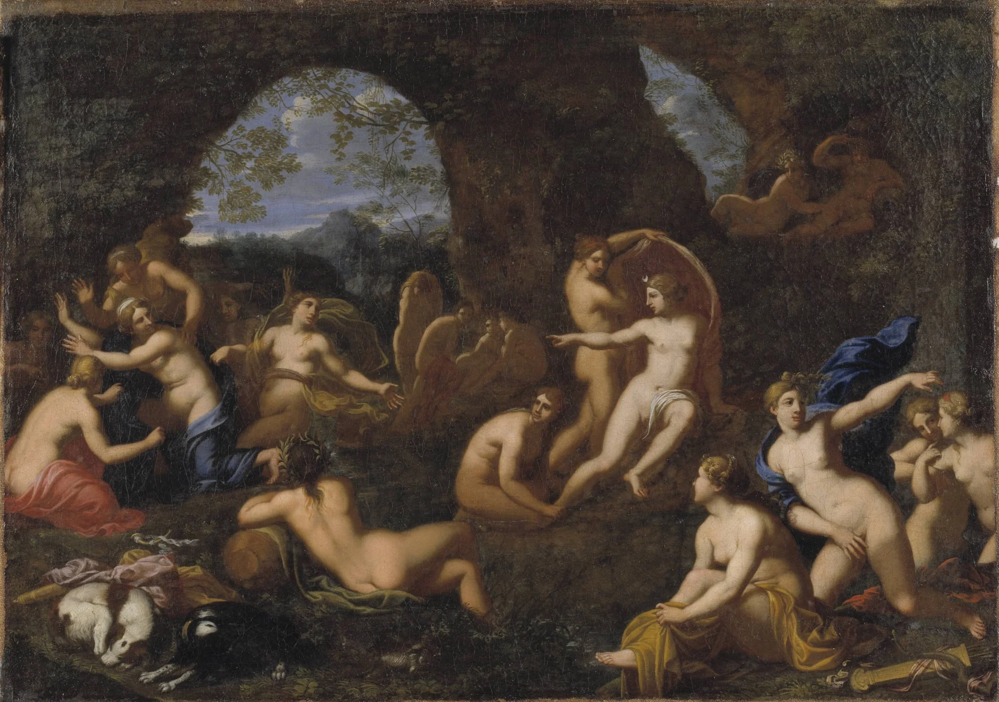 Diana and Callisto, by Unknown, 1750