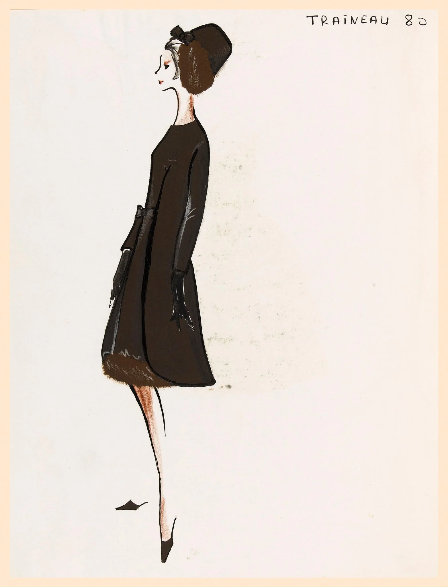 Traîneau, by Marie-Louise Carven, 1962