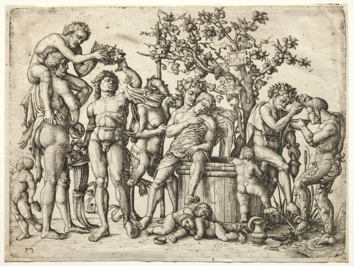 The Bacchanal, by Daniel Hopfer, 1510