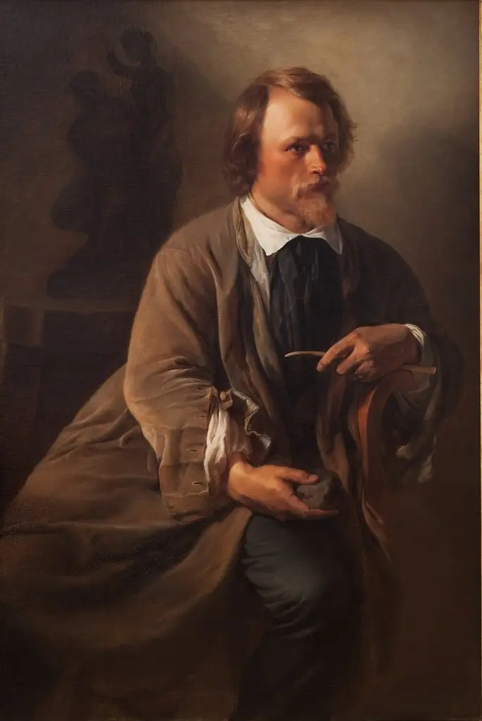 The Sculptor Jens Adolf Jerichau, the Artist's Husband