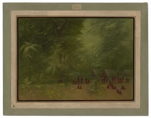Indian Camp in the Forest