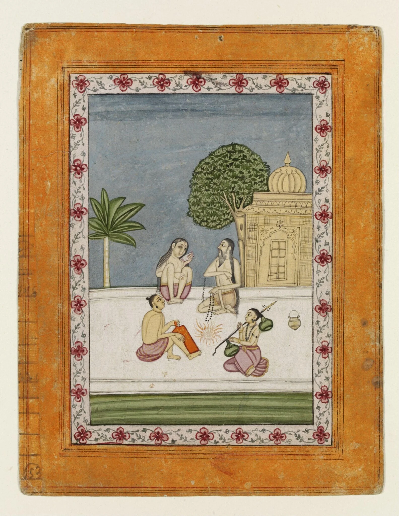 Devagandhari Ragini, by Unknown, paint, 1850