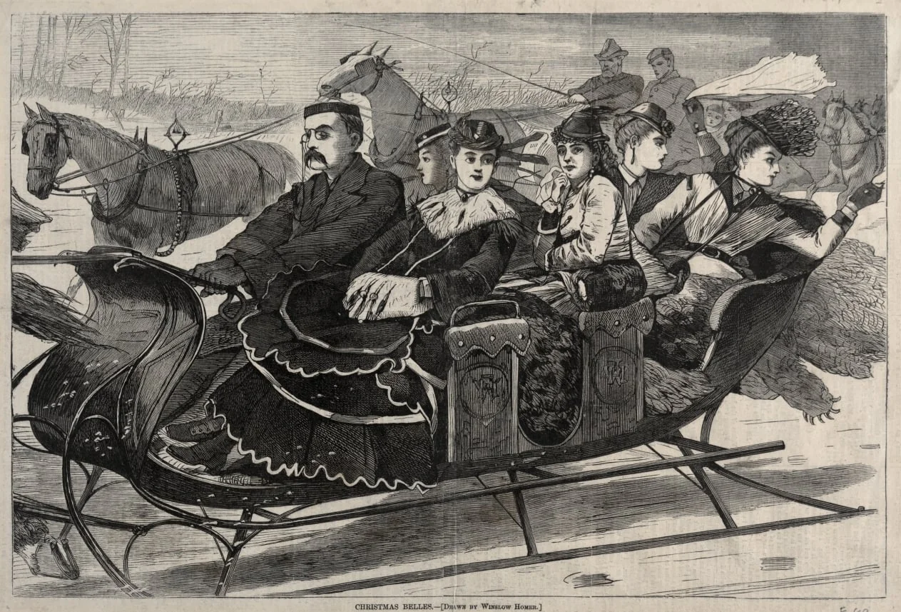 Christmas Belles, by Winslow Homer, 1869