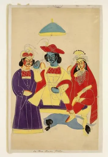 Rama, Sita, Hanuman and Lakshmana