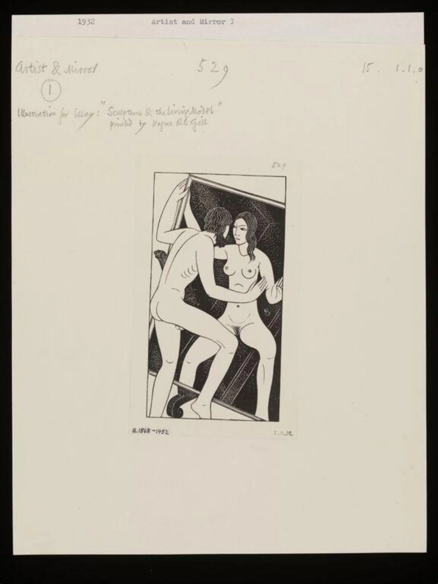 Artist and Mirror I