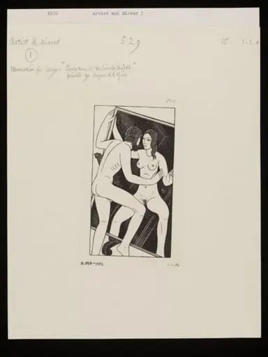 Artist and Mirror I