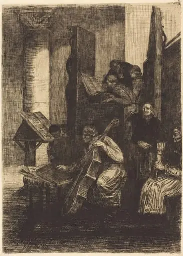Choir in a Spanish Church (Le choeur d'une eglise espagnole)