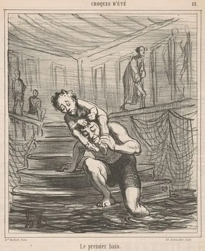 Le premier bain