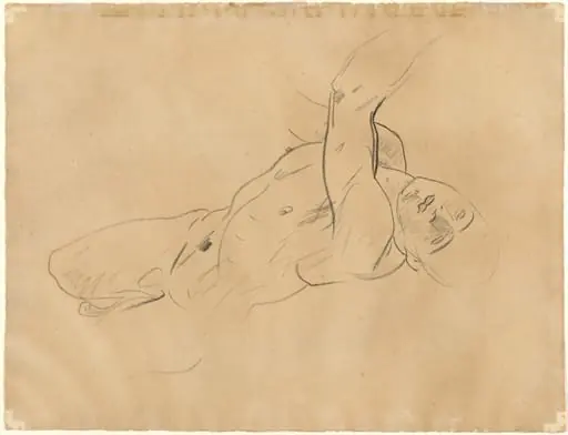 Falling Male Nude [verso]