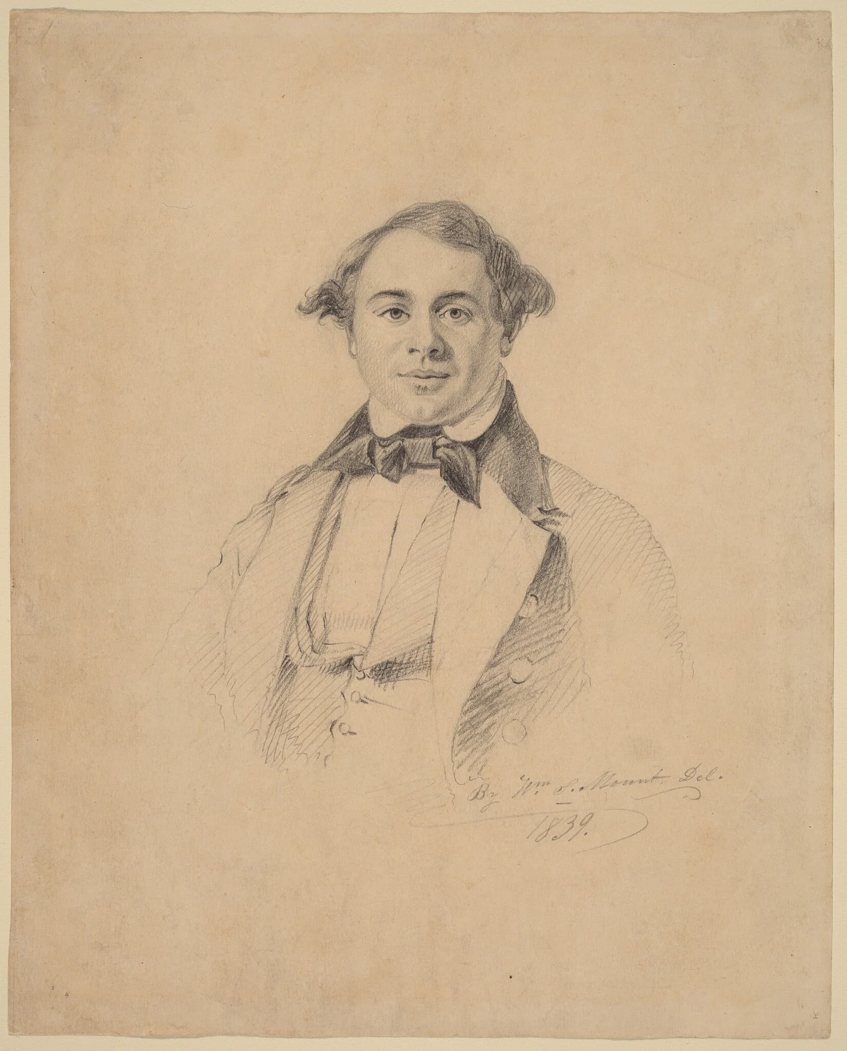 Nelson Mathewson, by William Sidney Mount, graphite, 1839