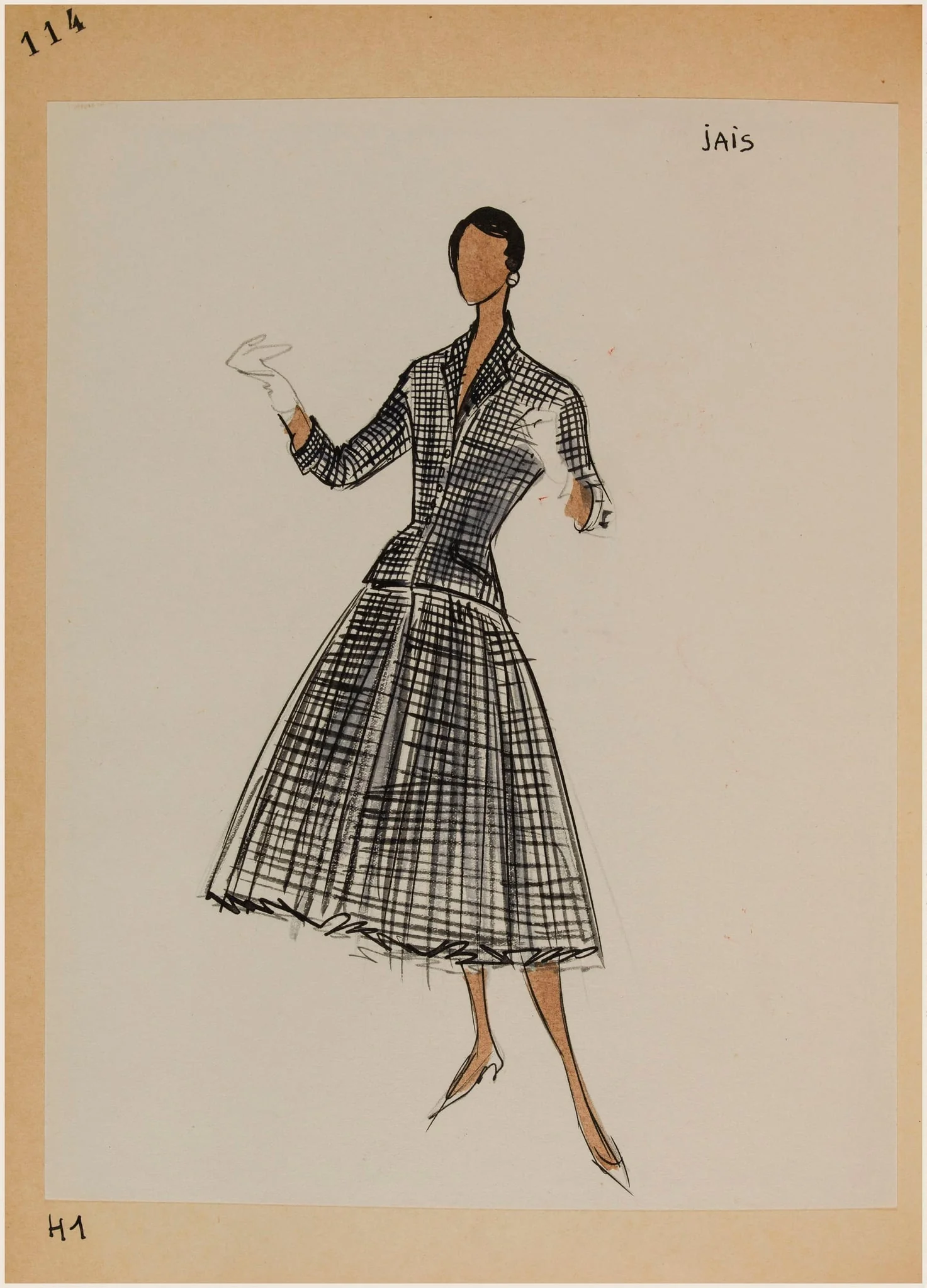 Jais, by Marie-Louise Carven, 1956