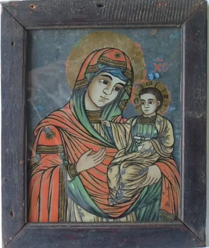 Maica Domnului cu Pruncul Iisus în brațe