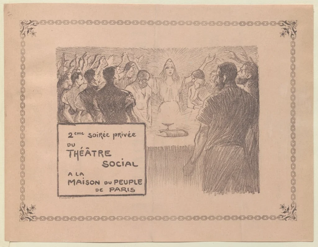 Untitled, by Théophile Alexandre Steinlen, ink, 1894