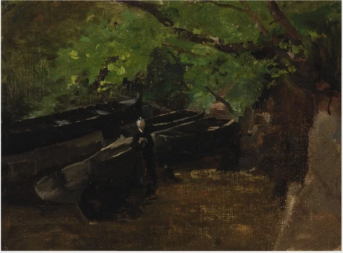 The Owner of the Boats, by Nathaniel Hone the Younger, unspecified, 1881