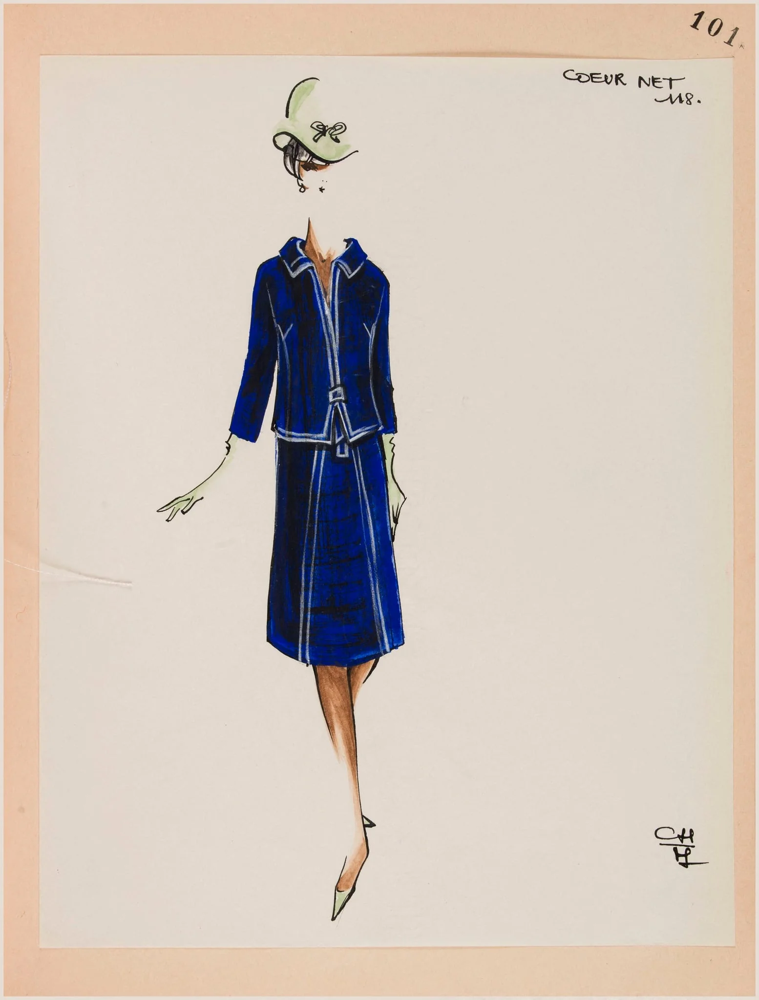 Coeur net, by Carven, 1963