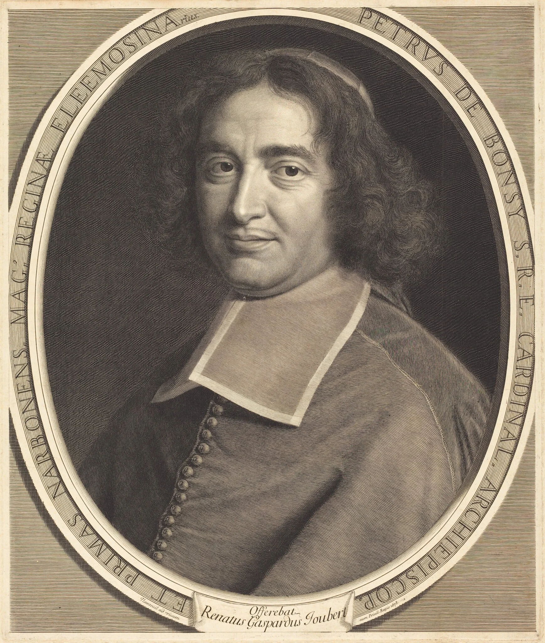 Claude Thevenin, by Robert Nanteuil, ink, 1653
