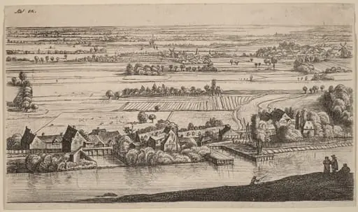 Village beside a Canal