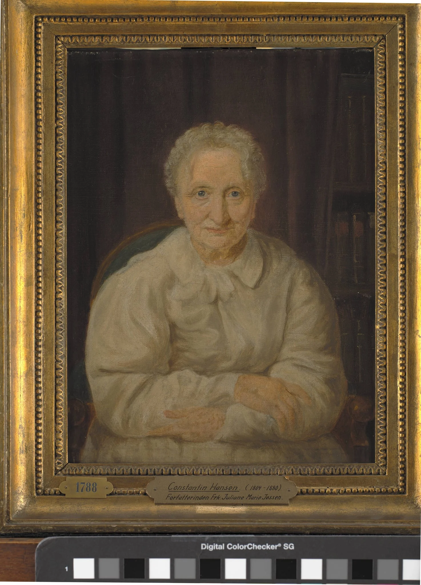Forfatterinden Juliane Marie Jessen, by Unknown, 1850