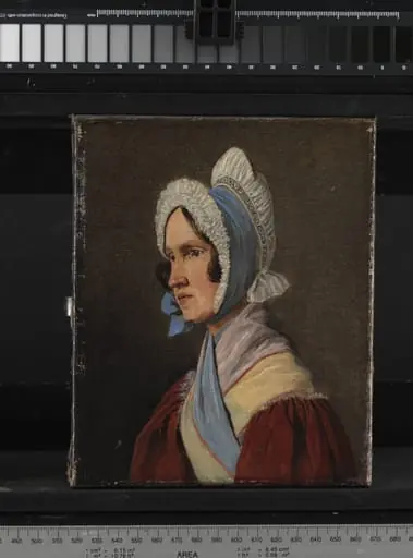 Oberstinde Cathrine Lundbye, f. Bonnevie, kunstnerens moder