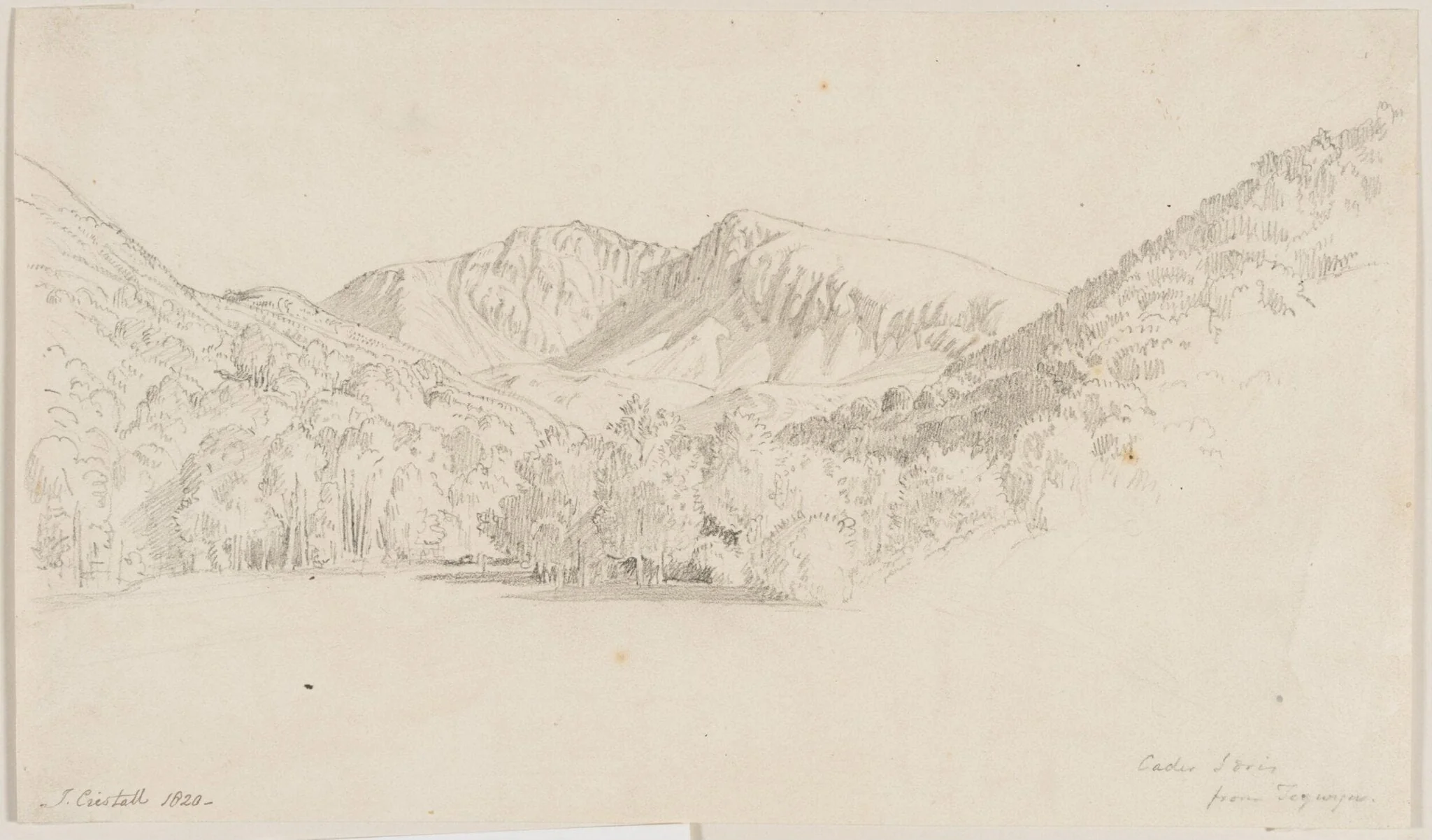 View of Cader Idris, Merioneth, by Joshua Cristall, 1820