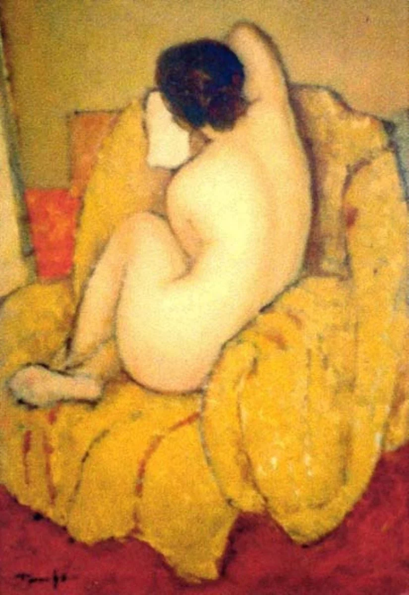 Nud pe fotoliu
