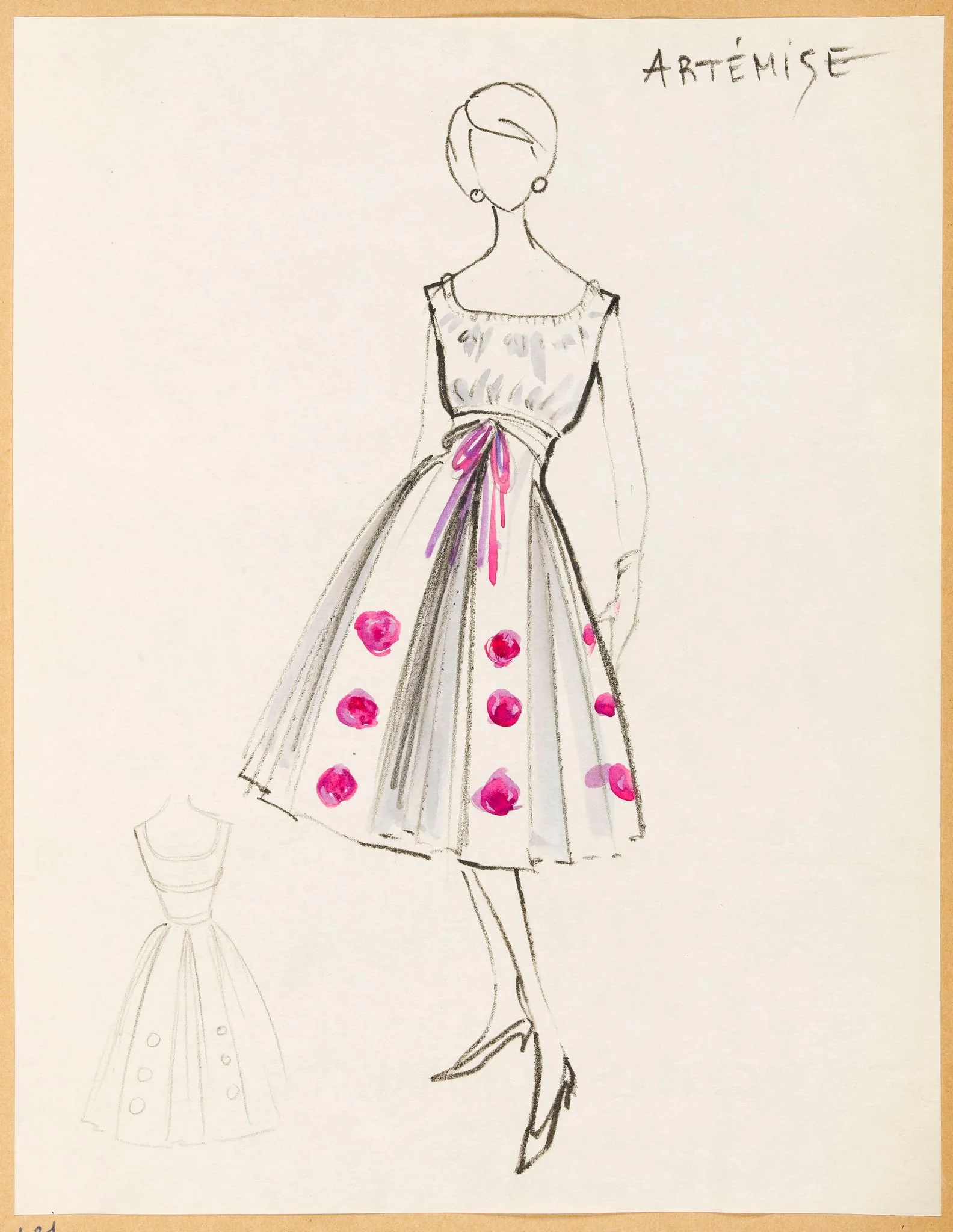 Artémise, by Carven, 1957