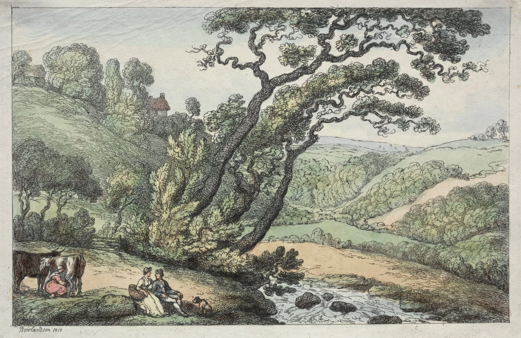 A Cornish View, by Thomas Rowlandson, 1810
