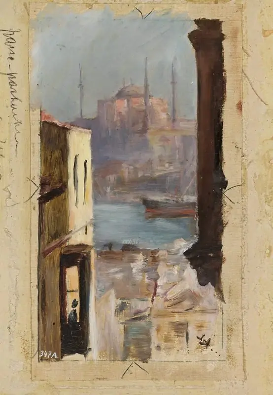 Hagia Sophia. From the journey to Constantinople