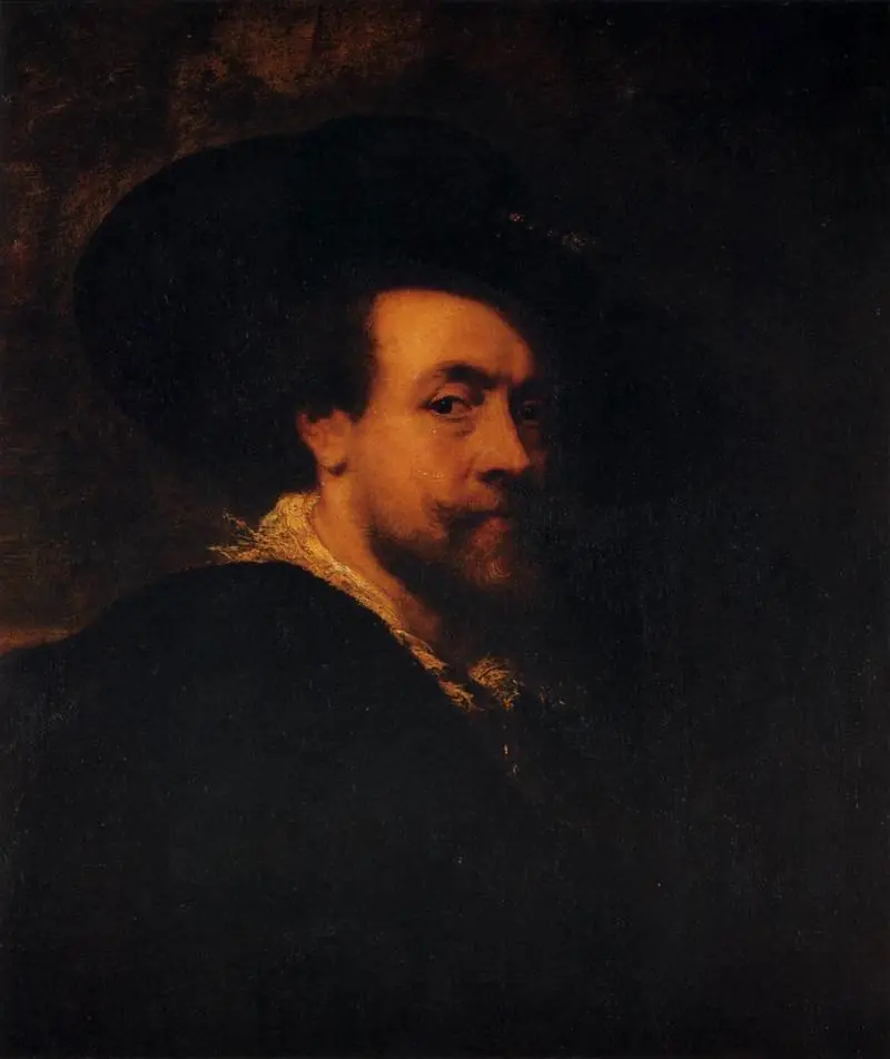 Self-portrait with hat