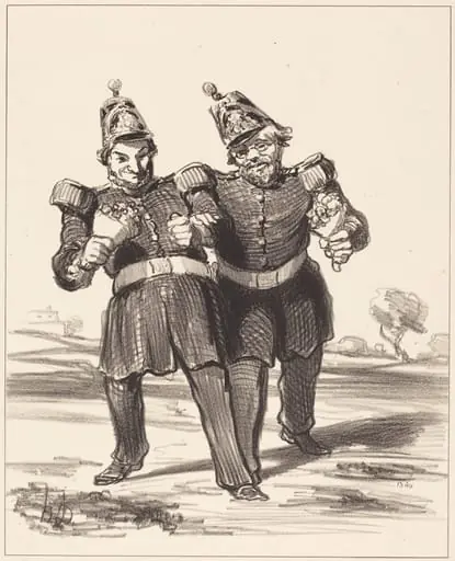 Les Deux banqueteurs en joie