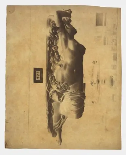 Statue of Reclining Female with Grapes, Great Exhibition 1851