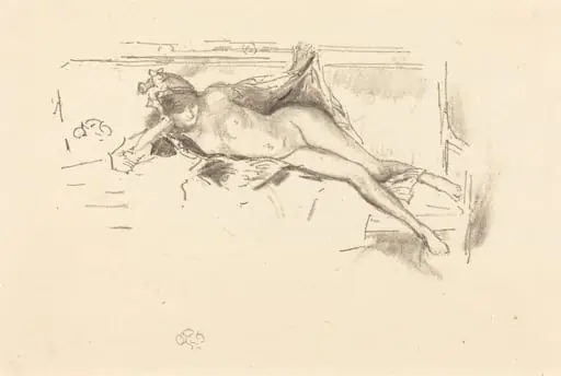 Nude Model, Reclining