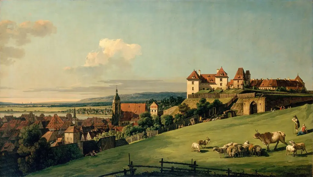 View of Pirna from the Sonnenstein Castle