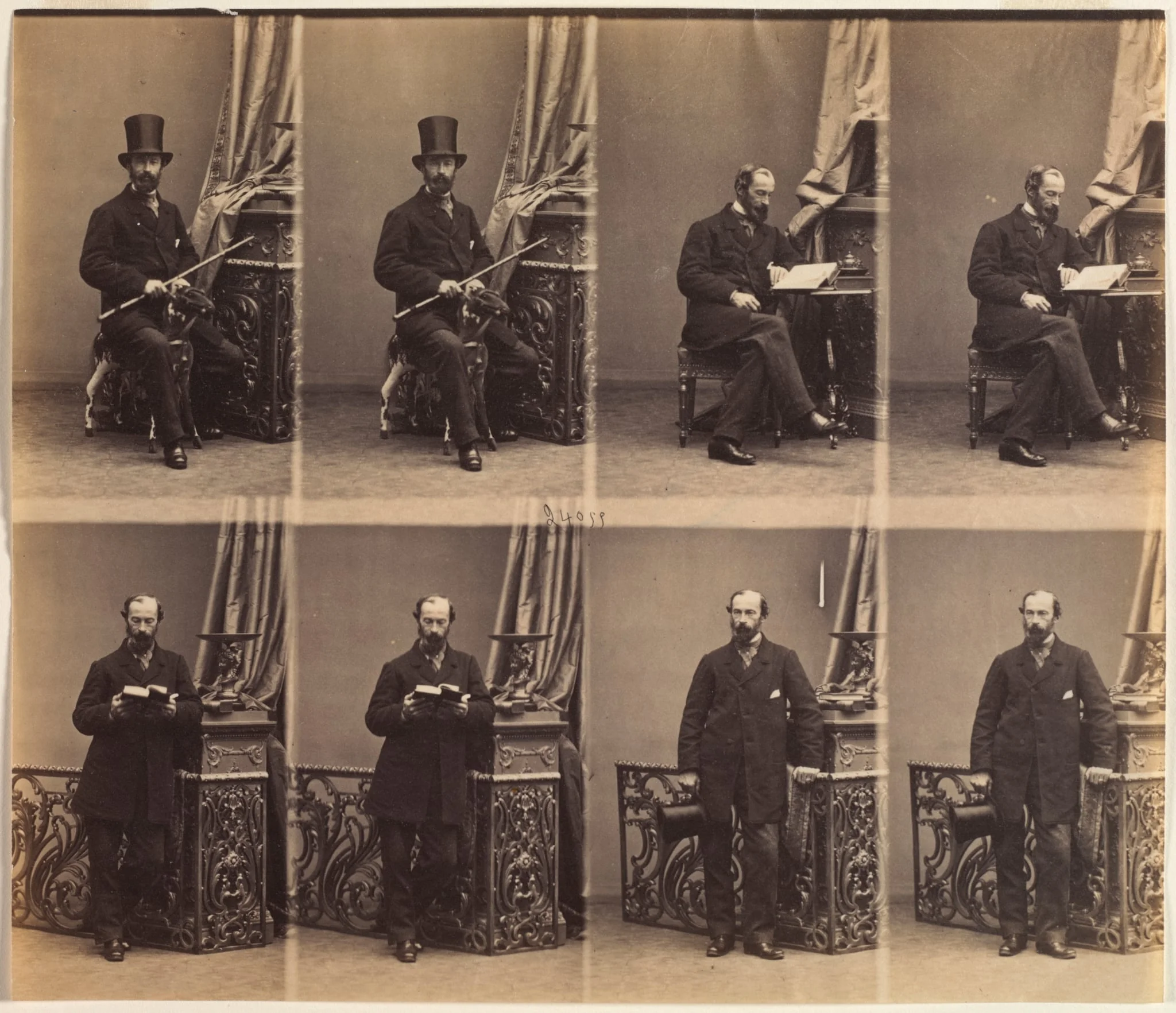 Monsieur Merlen, by André Adolphe-Eugène Disdéri, 1861