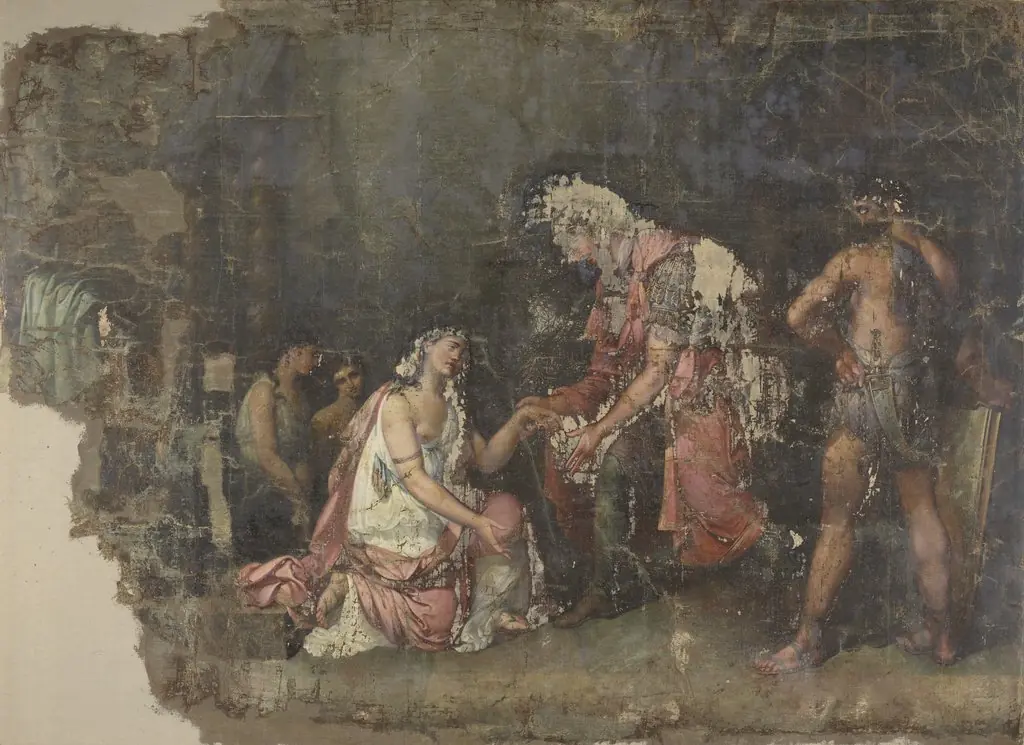 Sophonisba kneeling before Masinissa, King of Numidia