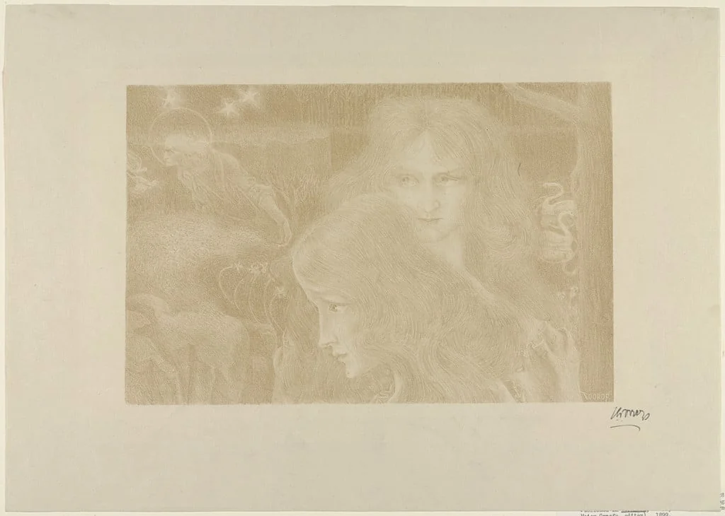 Untitled, by Jan Toorop, ink, 1895