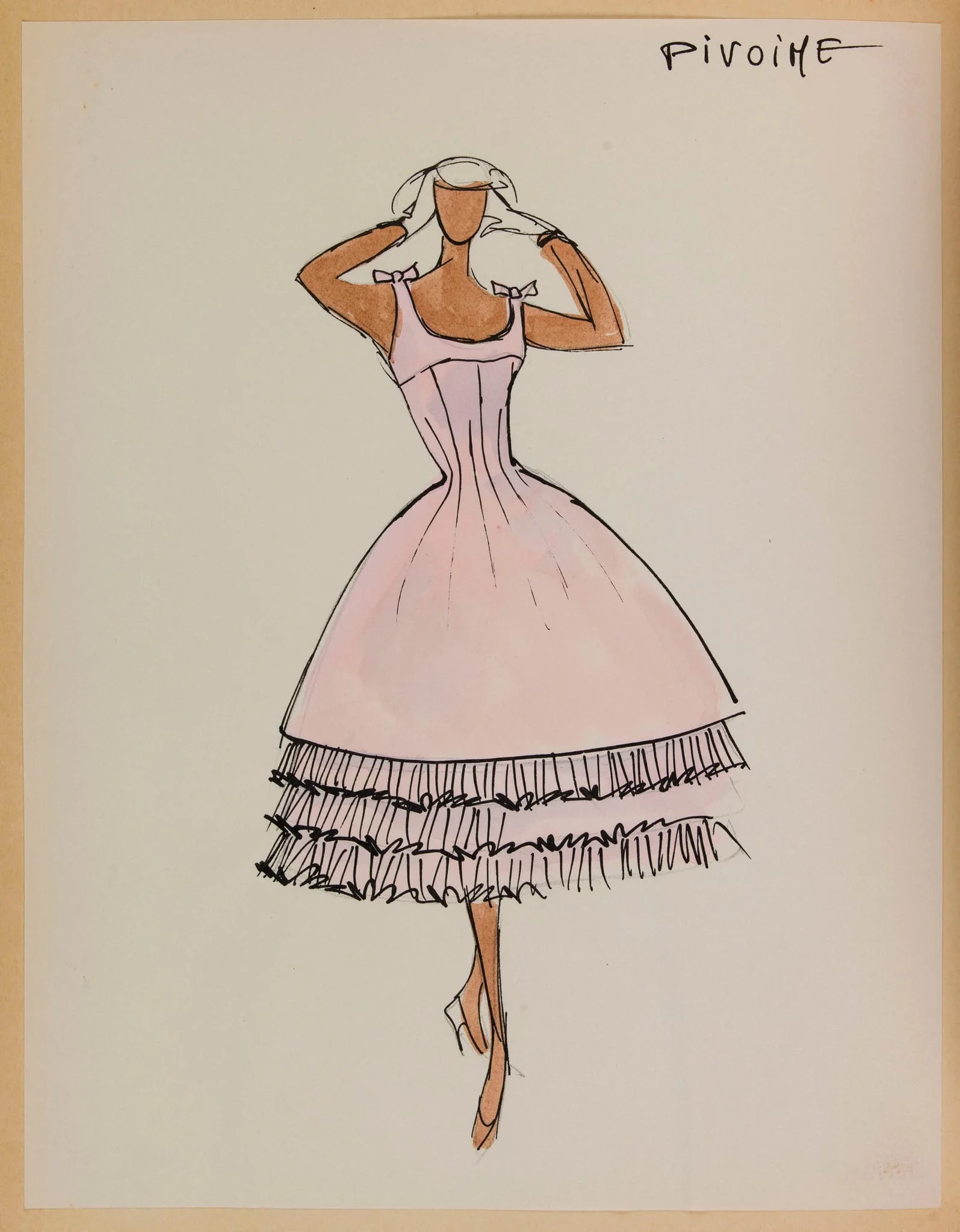 Pivoine, by Marie-Louise Carven, 1956