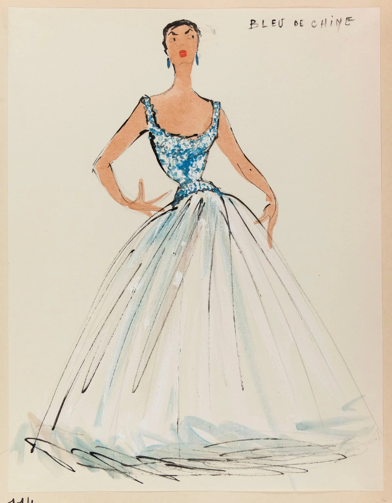 Bleu de Chine, by Marie-Louise Carven, 1952