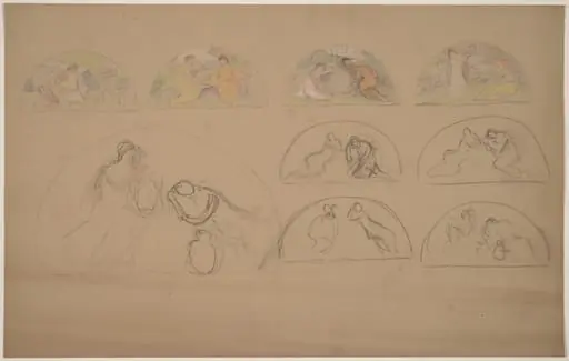 Studies for Lunettes