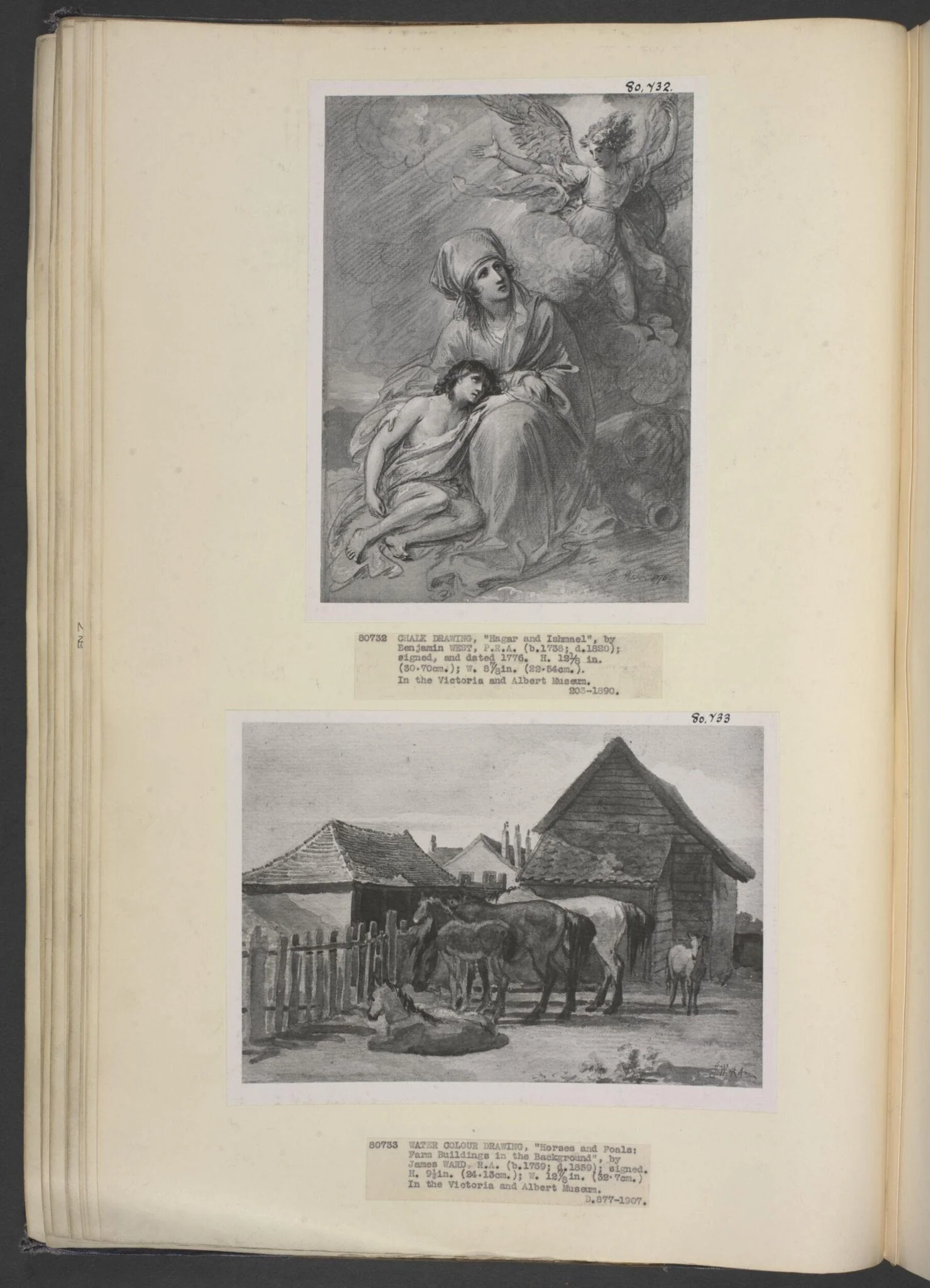 Hagar and Ishmael, by West, 1776