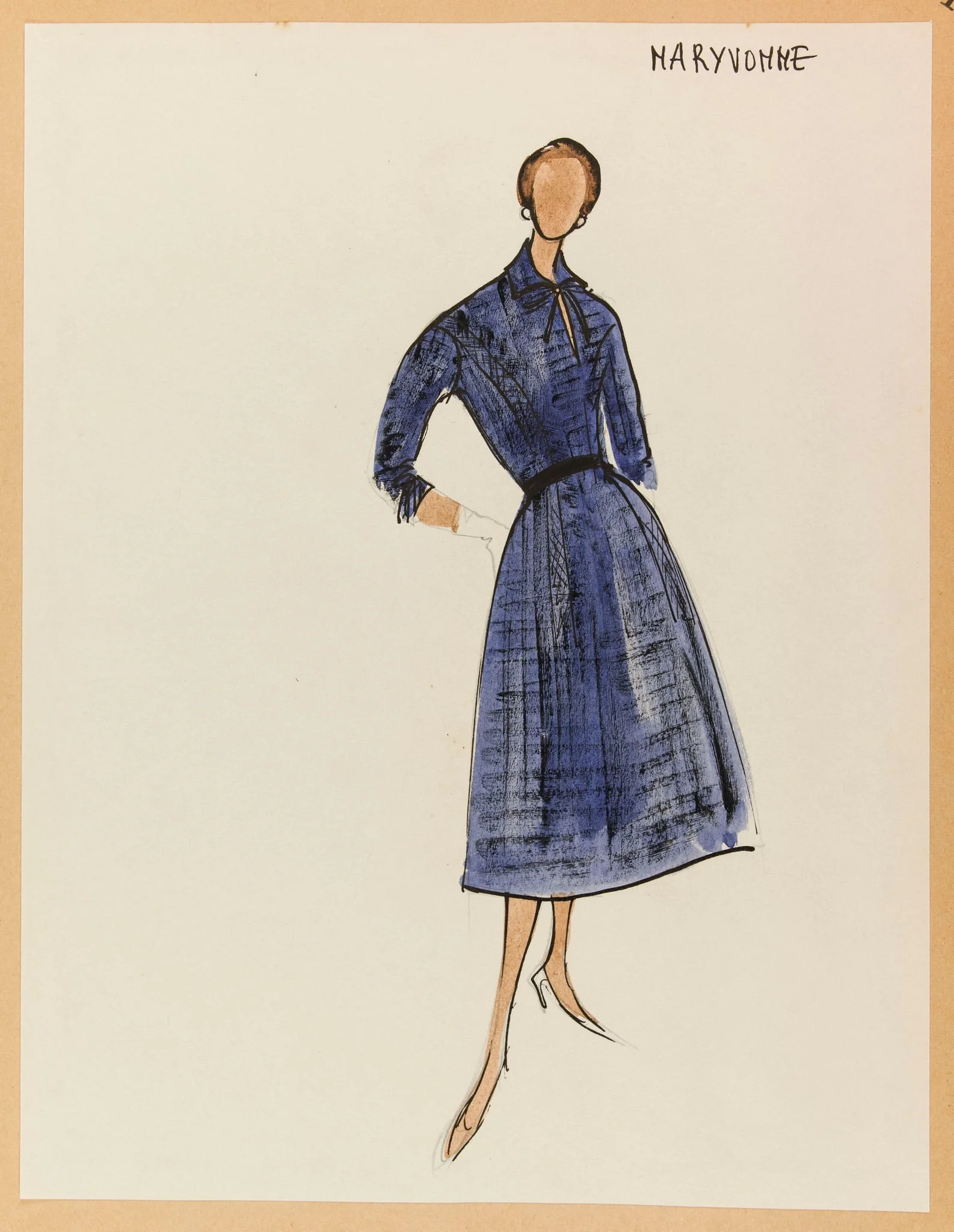 Maryvonne, by Marie-Louise Carven, 1955