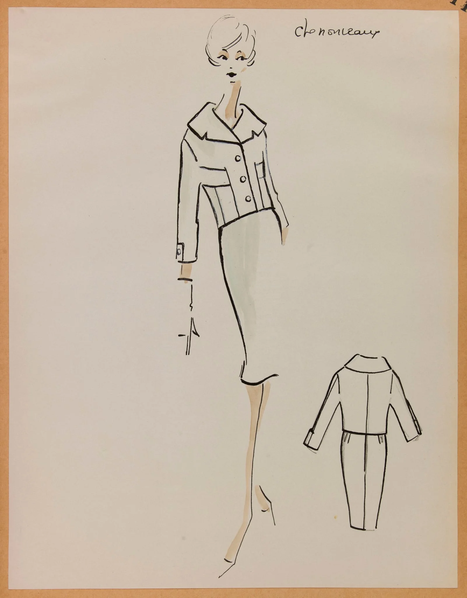 Chenonceau, by Marie-Louise Carven, 1958