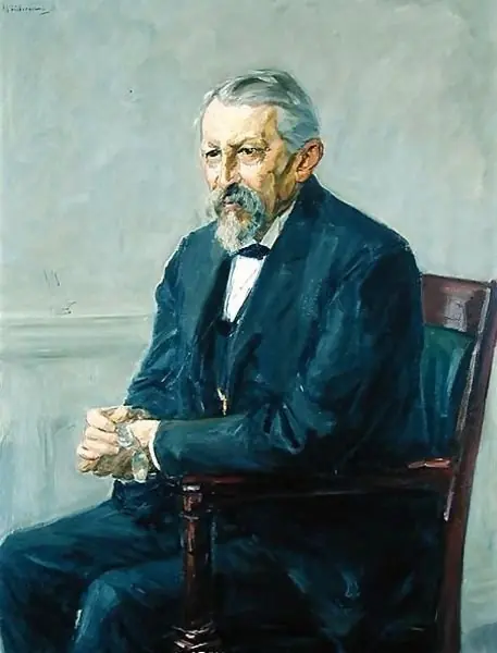 Portrait of zoologist Hermann Strebel