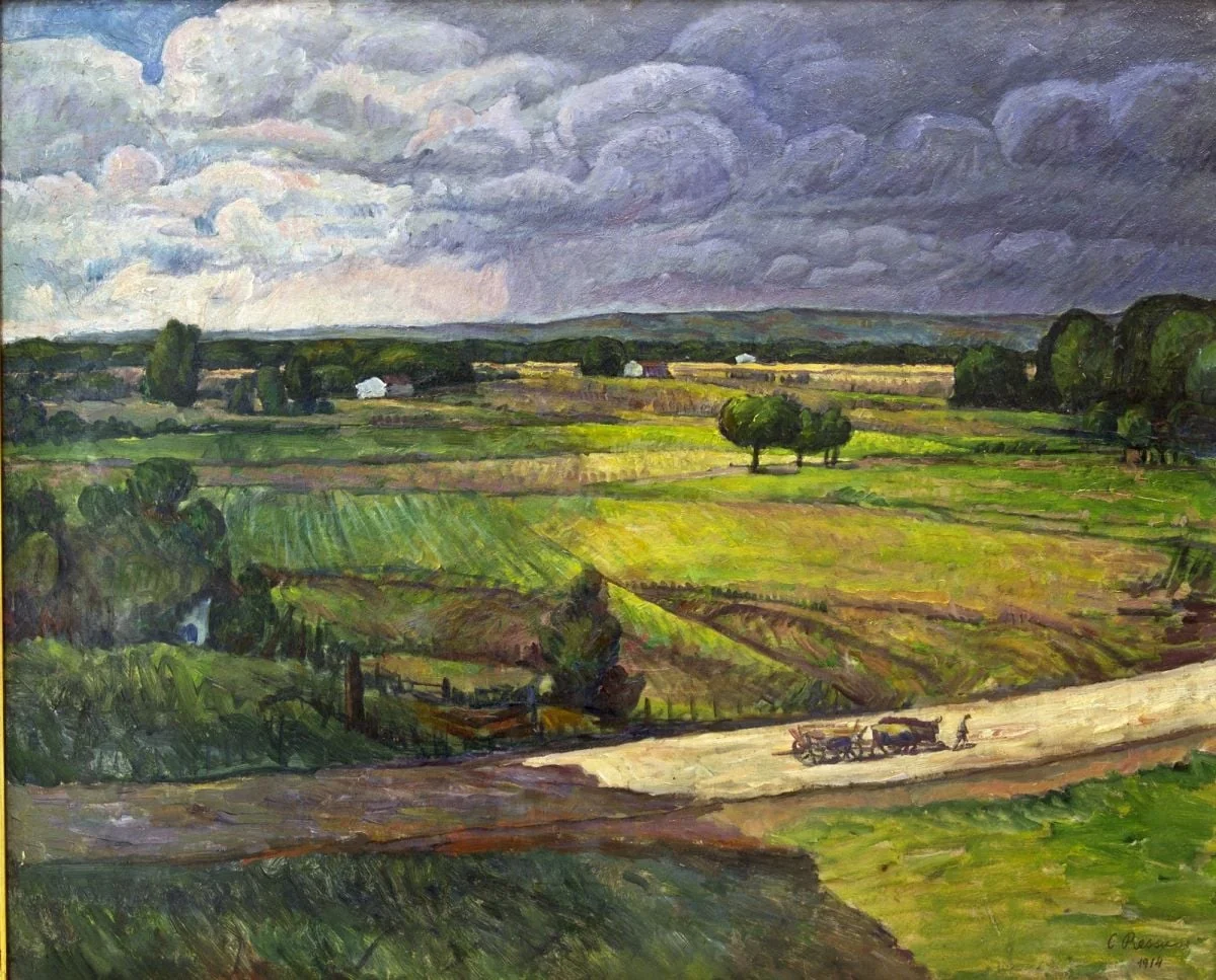 Peisaj, by Camil Ressu, unspecified, 1914