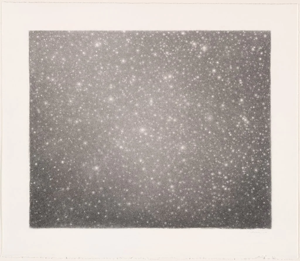 Untitled, by Vija Celmins, charcoal, 2001