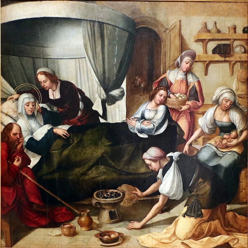 Birth of the Virgin Mary, by Gregório Lopes, unspecified, 1530