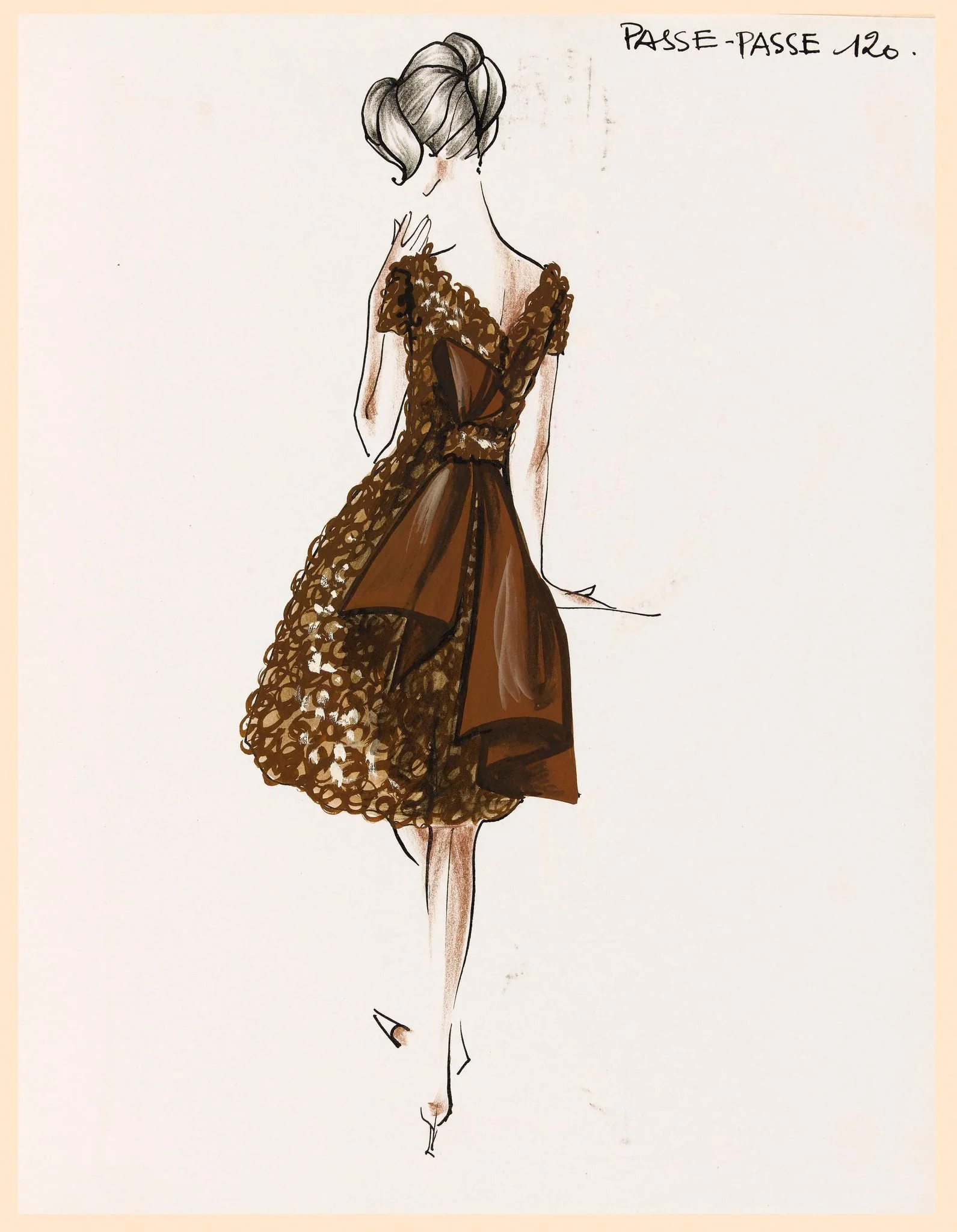 Passe-passe, by Marie-Louise Carven, 1962