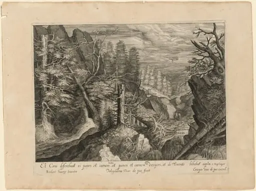 Landscape with Mountains, a River, and Elijah and the Raven